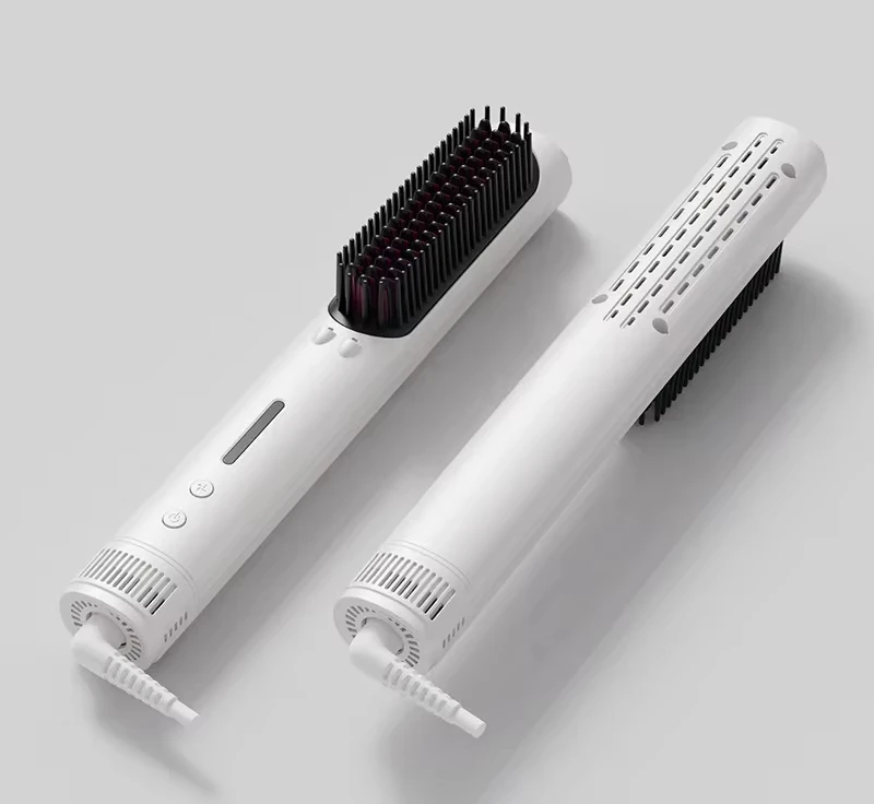 Negative ion portable electric hair straightener does not hurt hair, cold air straight curl dual-purpose splint curling iron