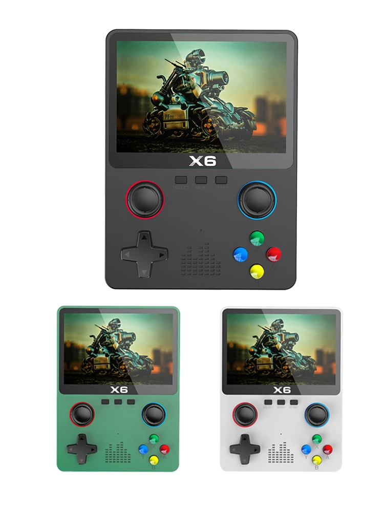 Boyhom X6 3.5Inch IPS Screen Handheld Game Player Dual Joystick 11 Simulators GBA Video Game Console for Kids Gifts - Image 6