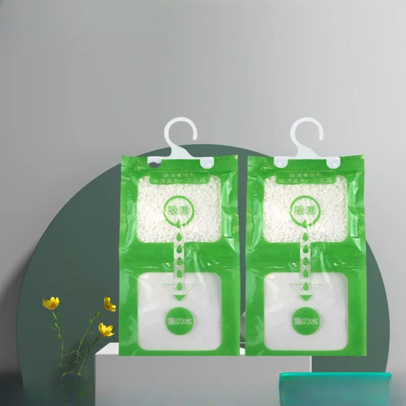 Transparent Hanging Dehumidifier Bag, Anti-Moisture & Anti-Mold for Wardrobe, Home Storage, Visible Moisture Absorber