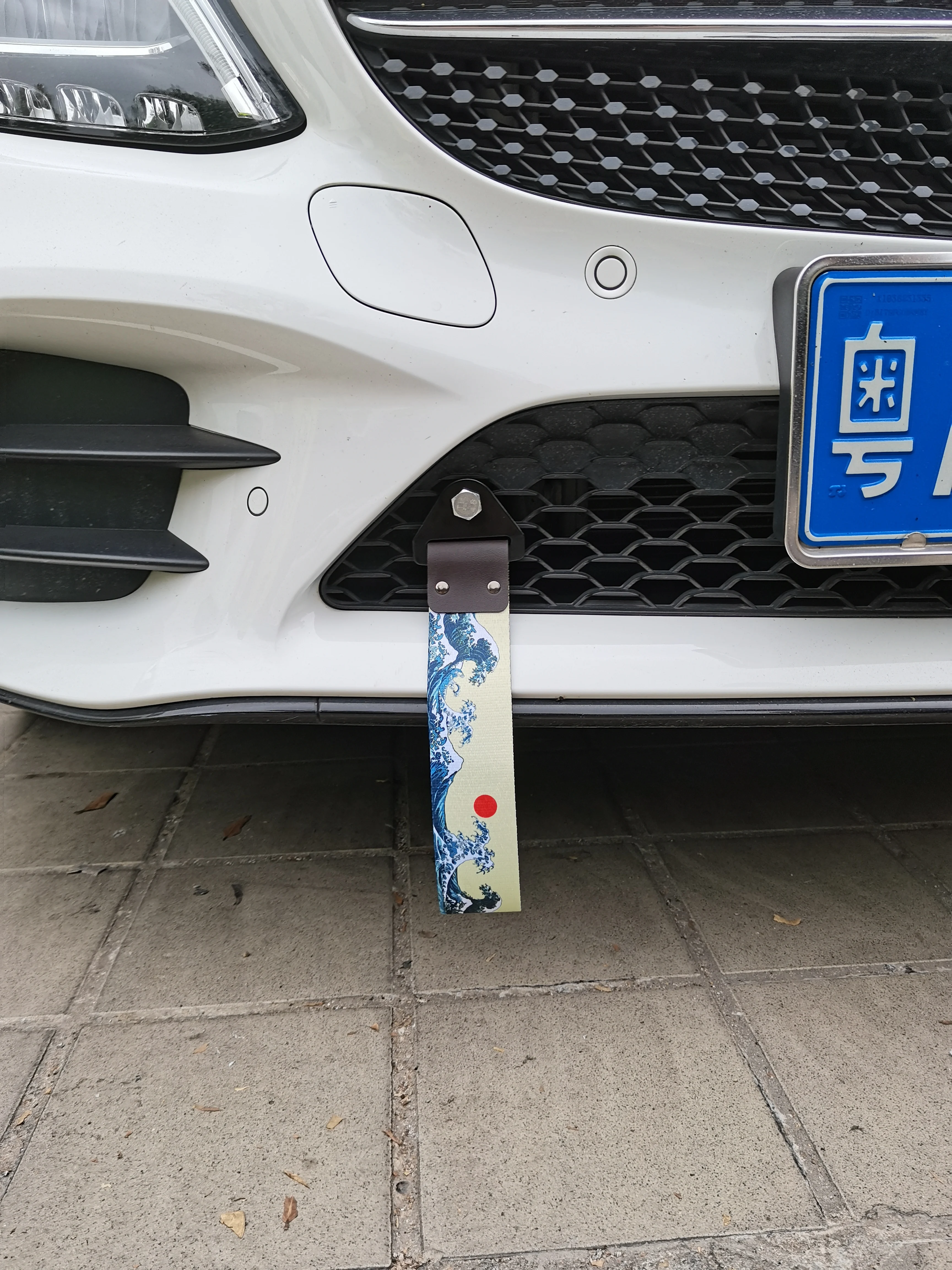 JDM Racing Sports Style Tow Strap Universal Race Towing Bars Nylon Car Trailer Ropes Hook Fake Taxi HKS Osaka JDM