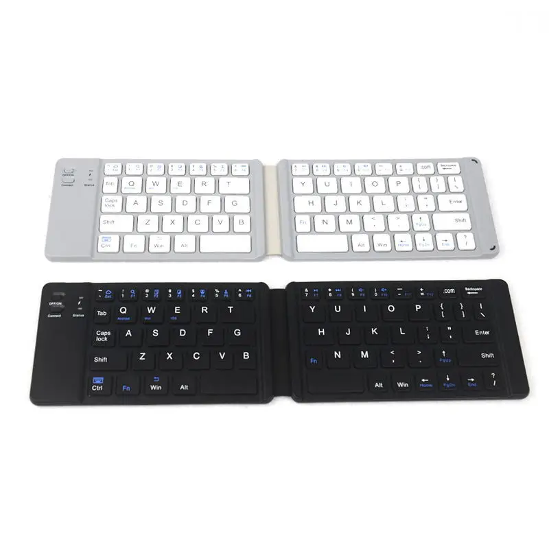 Portable Bluetooth Wireless Keyboard With New Touchpad Ultra-Thin Folding MiniKeyboard Cell Phone Tablet For Samsung Huawei
