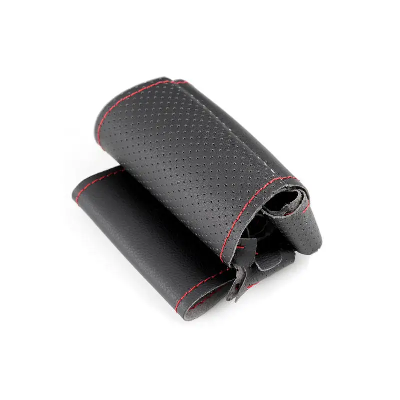 Premium Leather Steering Wheel Cover - Luxury Car Interior Accessory