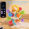Baby Development Toys 0 6 12 Months Sensory Baby Teether Rattle Ball Educational Baby Toys Soft Teething Toys Games For Babies 5