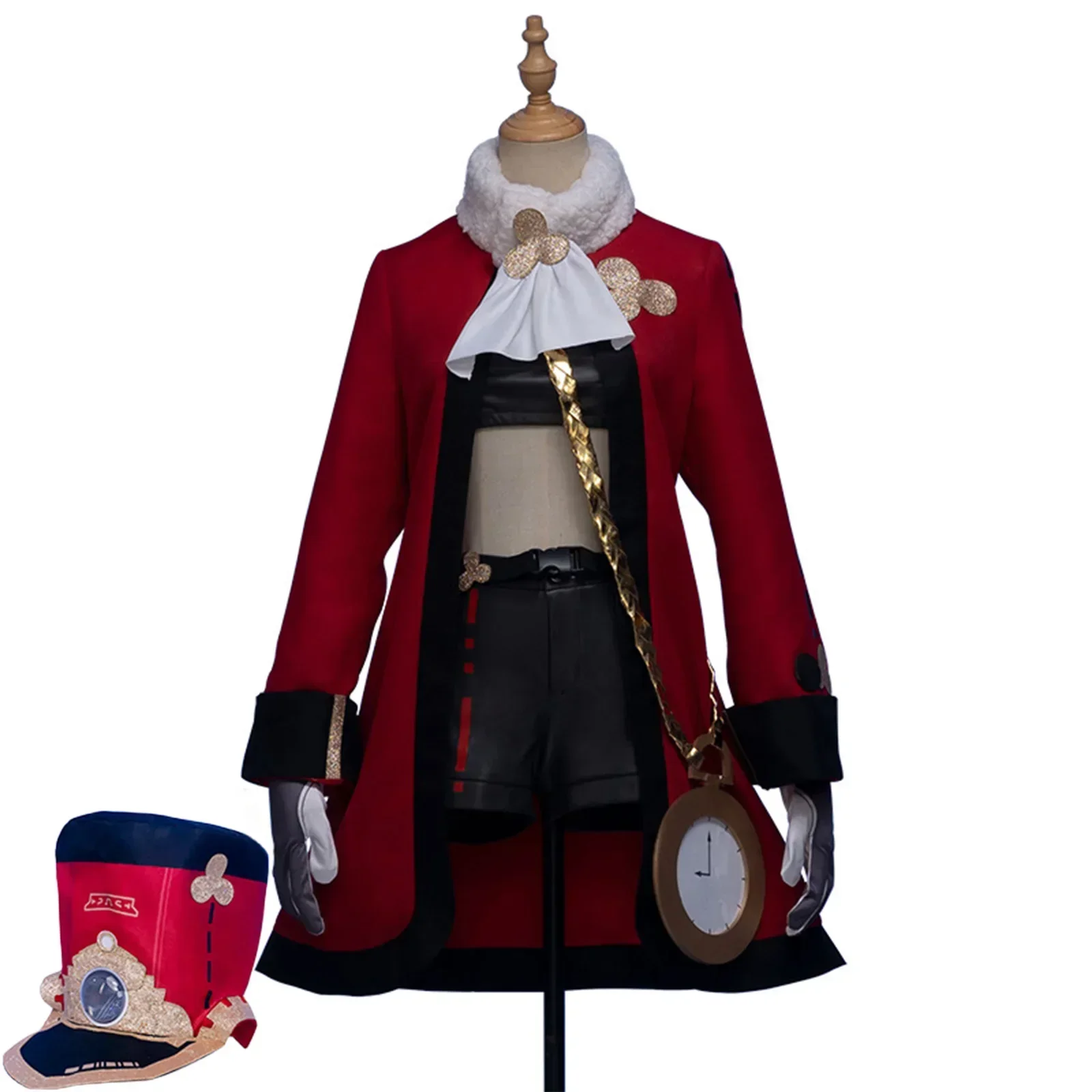 

Game Honkai Star Rail PomPom Cosplay Costume Tops Shorts Outfits with Hat Halloween Carnival Uniform Suit For Female Roleplay