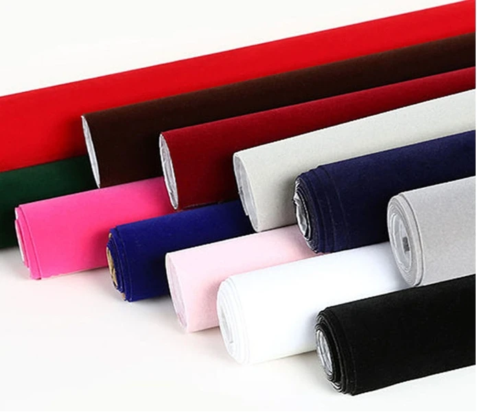 Velvet Flock Self-Adhesive Liner for Jewelry Drawer - Colorful DIY Fabric Sticker