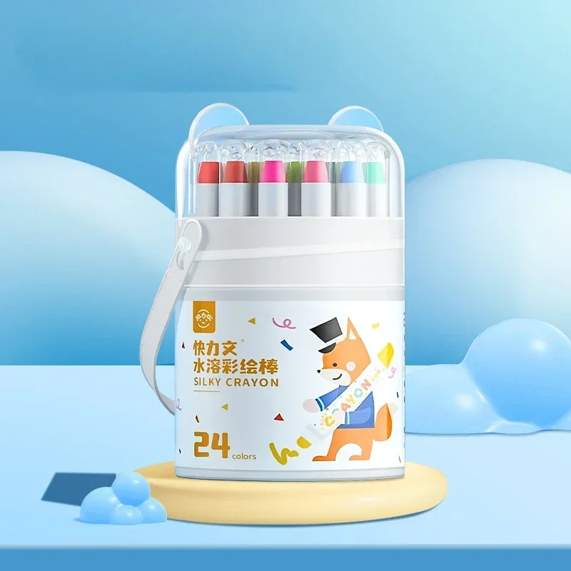 12/24/36/48 Colors Crayon Oil Painting Stick Set Not Dirty Hands Safe Washable Children's Paintbrush Colorful oil pastels,triangular crayons set