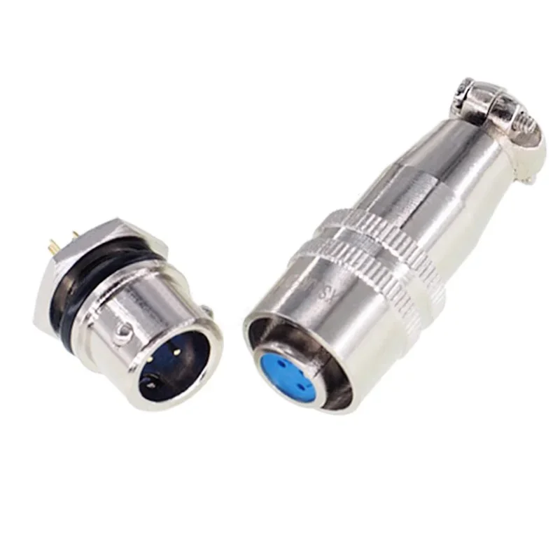 5/20PCS XS8 XS9 XS10 XS12 Aviation connector push-pull quick connector Gold plated contact Male and Female plug 2 3 4 5 6 7PIN