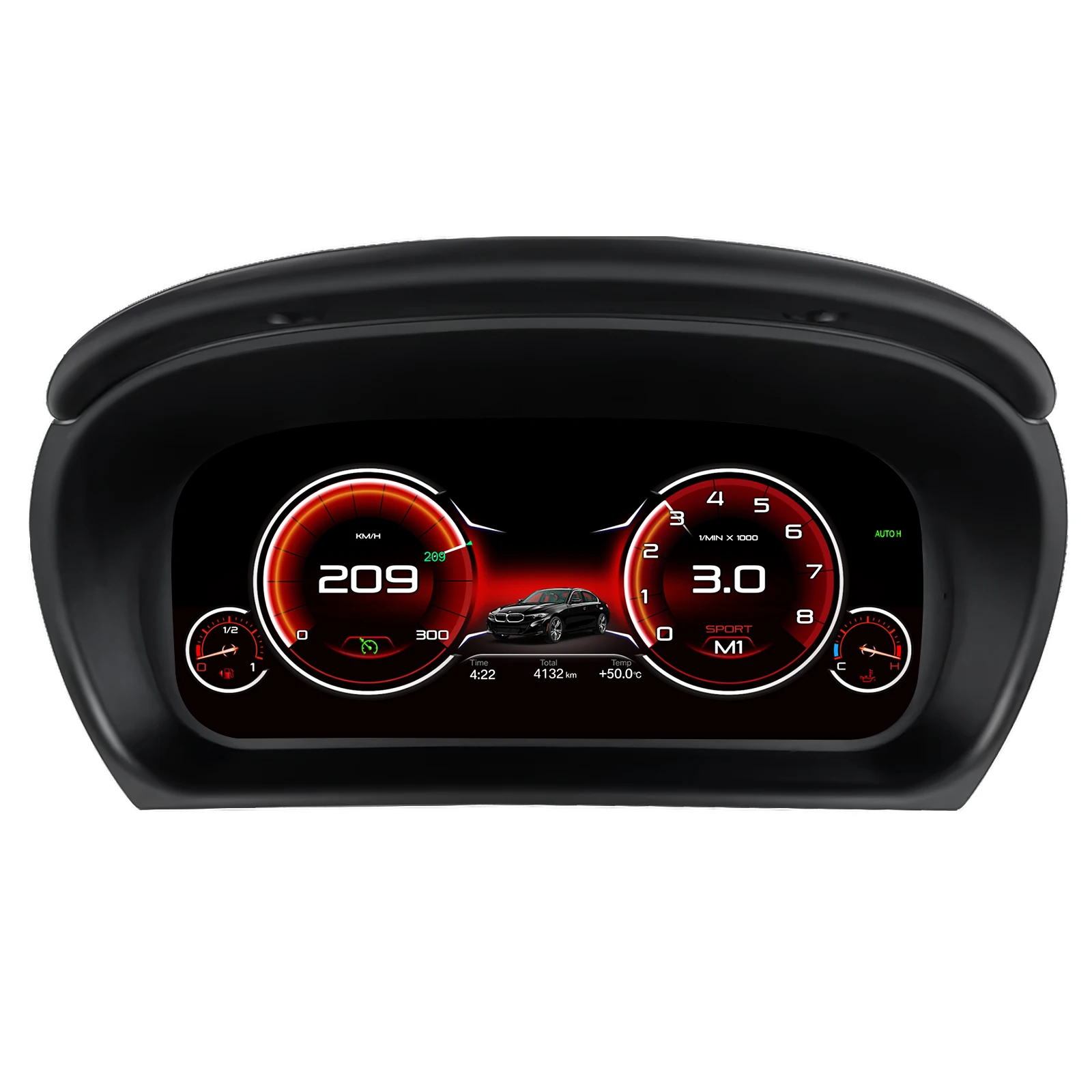 Panel de instrumentos digital para BMW Serie 3 E90 E91 E92 E93 2005-2012, grupo de instrumentos virtual, velocímetro. 1