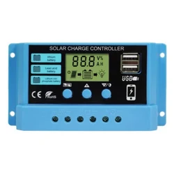 Advanced Solar Charge Controller with LCD Display and Dual USB Output (20A)