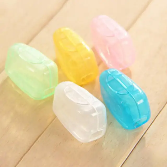 Hordozható Fogkefék Fejvédő Burkolat Porporálló Fejfedél Védő Tok Utazás Túrázás Kemping Fog Tárolás - Image 2