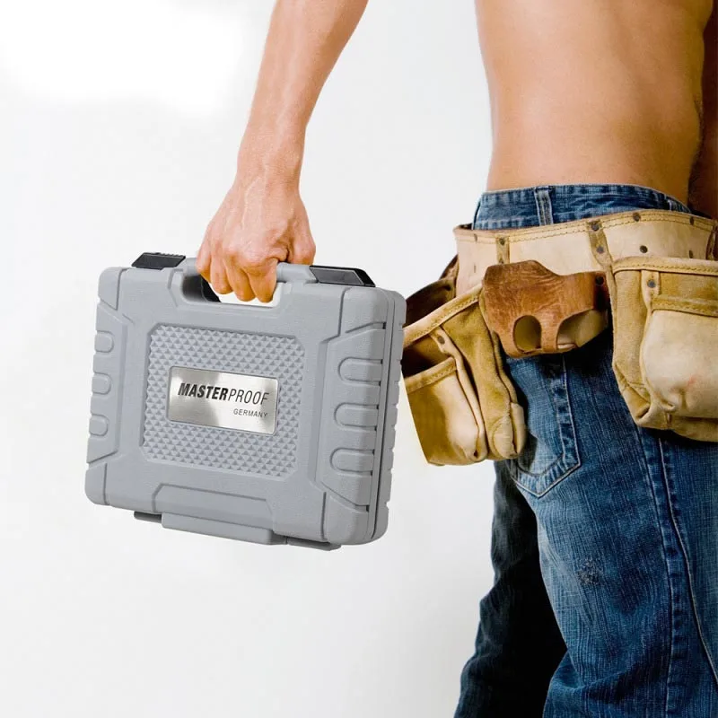 Electrical and carpentry maintenance hardware toolbox set