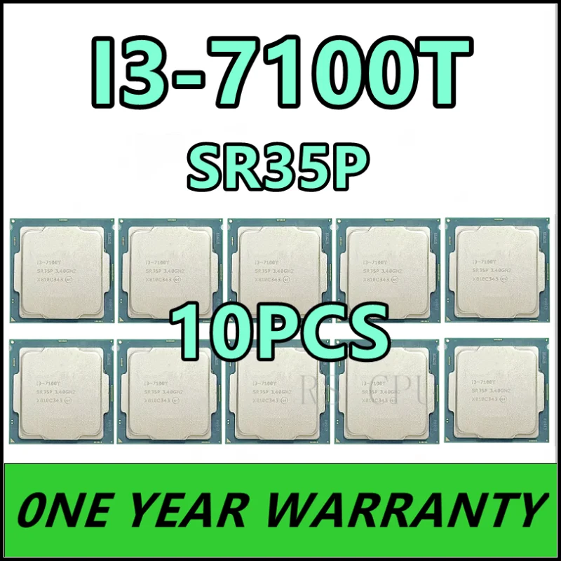 

10pcs i3-7100T i3 7100T SR35P 3.4 GHz Dual-Core Quad-Thread CPU Processor 3M 35W LGA 1151