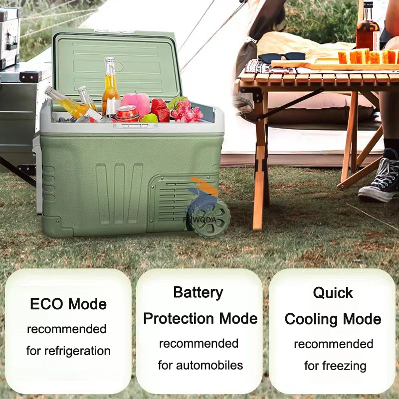 Refrigerador eléctrico portátil para coche, Mini nevera de 220V, 12V, 24V,  congelador de caja de hielo para Camping, hogar, camión, vehículo de playa  - AliExpress