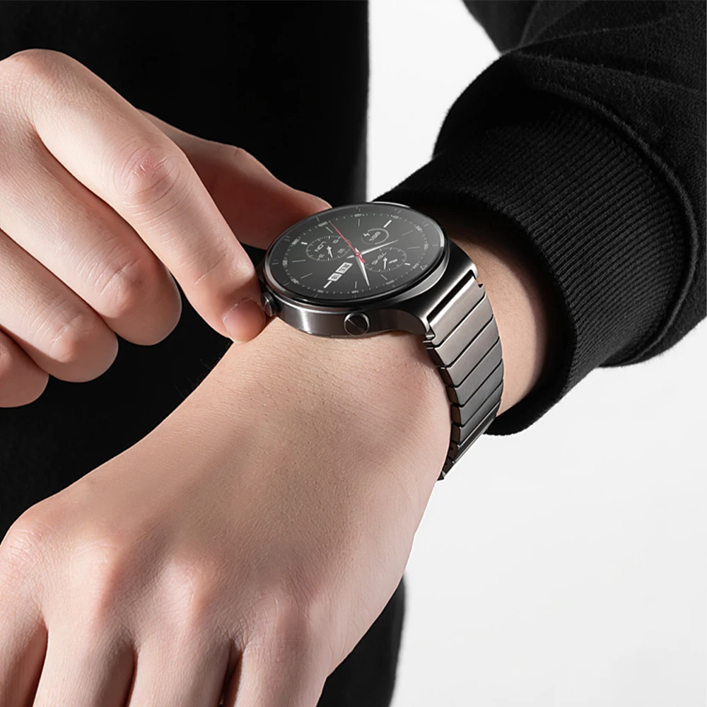 Luxury 22mm Stainless Steel Link Bracelet Wristband