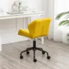Eldon Diamond Tufted Adjustable Swivel Office Chair, Yellow 5