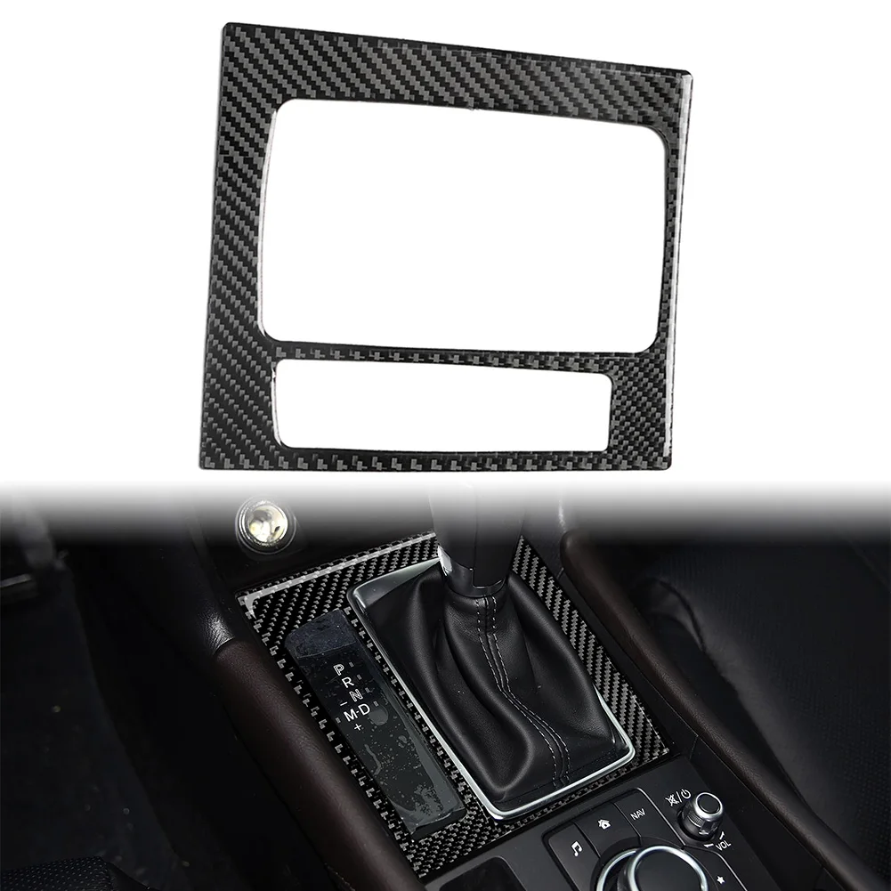 

Внутренняя Автомобильная консоль переключения передач Панель рамка декоративная крышка углеродное волокно ABS литье отделка для 2017 2018 Mazda 3 Axela Mazda3 LHD