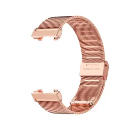 Premium Metal Wristband Strap for Mi Watch Lite (Milan Rose Gold)