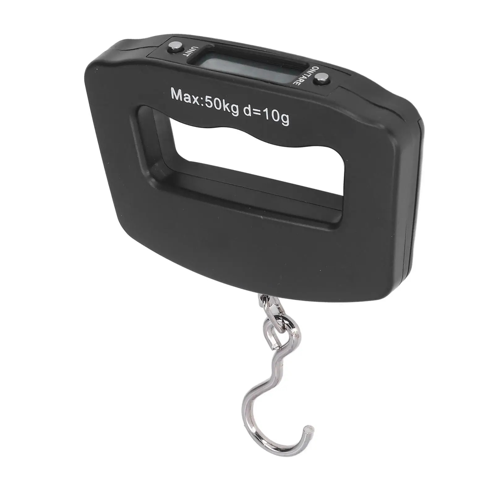 50kg Digital Hanging Scale with Hook-LCD Display, Unit Conversion Electronic Hook Scale for Fishing & for shopping