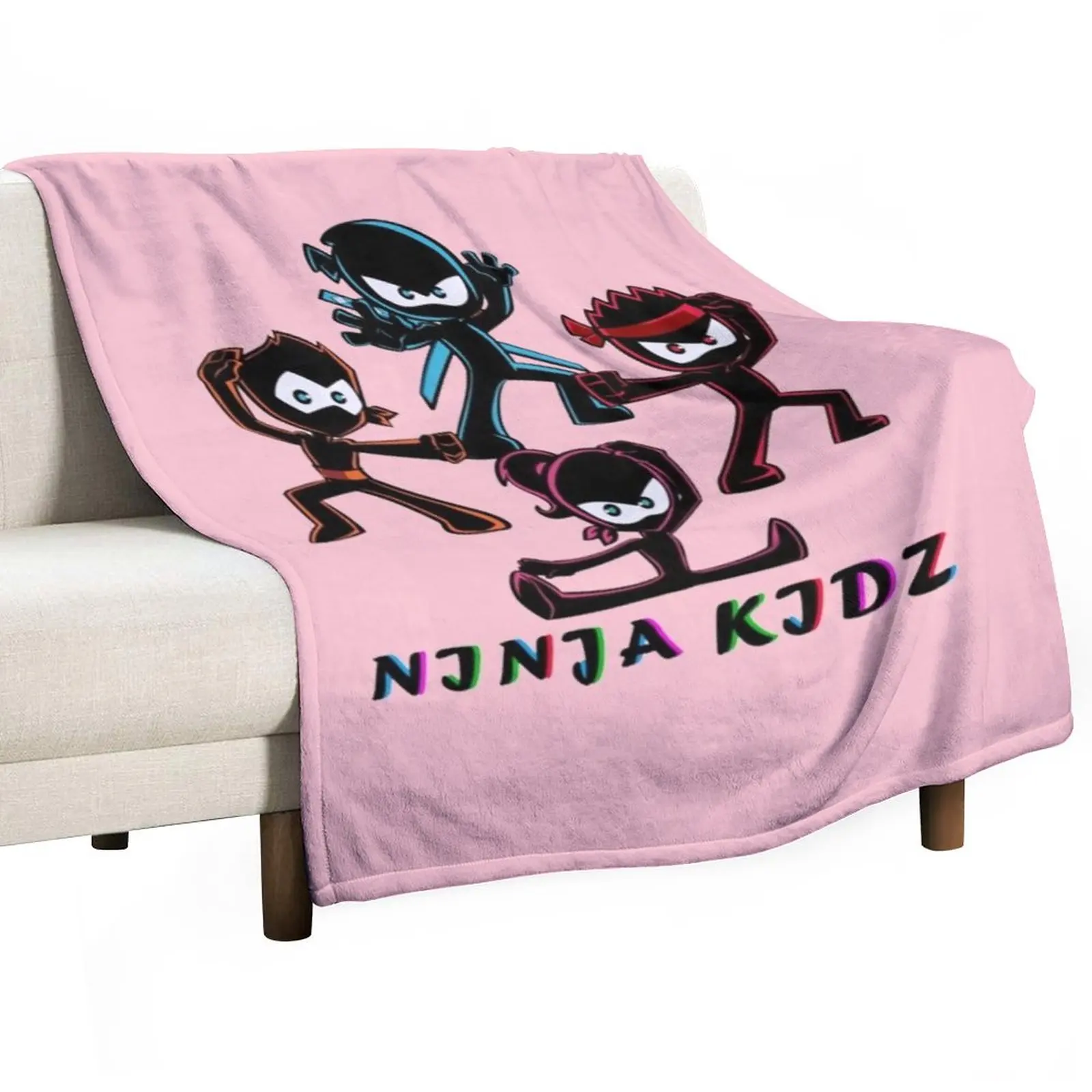 

Ninja Kidz Throw Blanket Blanket Sofa manga Blanket For Baby