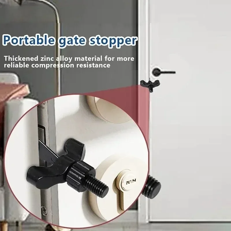 

Enhanced Door Blocker Hotel Anti-theft Security Portable Door Lock Independent Home Security Anti-pry Door Stop Anti-lock Device