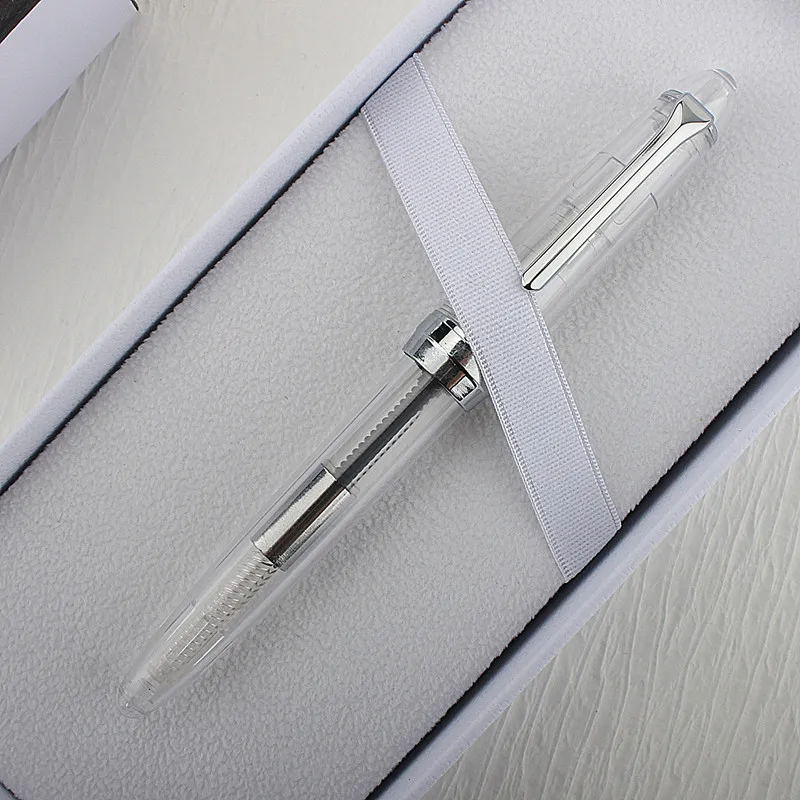 Luxury Quality Transparent Business Office Student School Stationery Supplies Fine Nib Fountain Pen