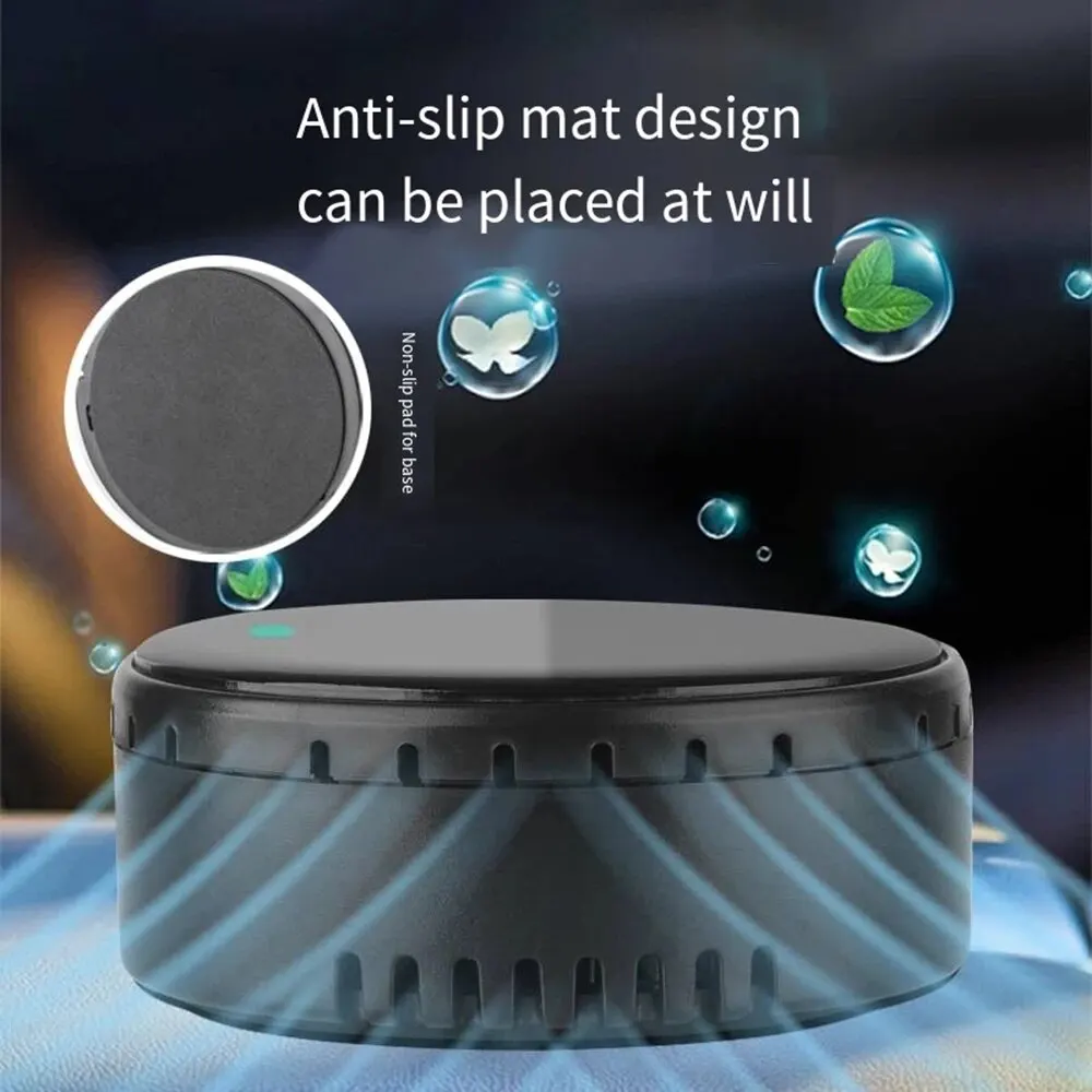 HD-2305 Car Air Purifier Solar-Powered Vehicle Air Purifier Car Oxygen Bar with Ozone and Negative Ion Odor Elimination air purifier