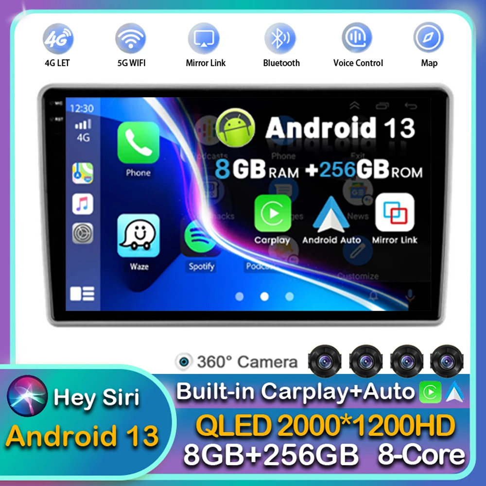 

Android 13 Carplay Auto WIFI+4G For GAZ Gazelle Busines 2010 - 2021 Car Radio Multimedia Video Player Stereo GPS 2DIN Head Unit