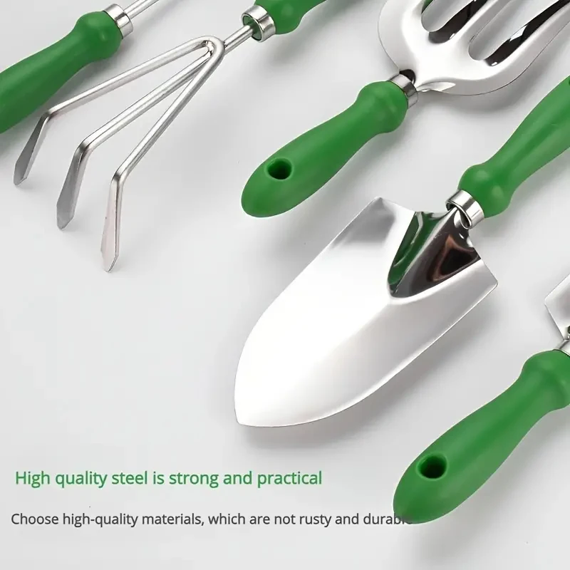1pack Gardening Tool, Including Shovel, Hoe, Rake, And Fork, For Planting Vegetables And Flowers Digging Soil