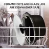 Slow Cooker, Triple Slow Cooker Buffet Server and Food Warmer, 3-Section 1.5-Quart Upgraded Oval Ceramic Pot 5