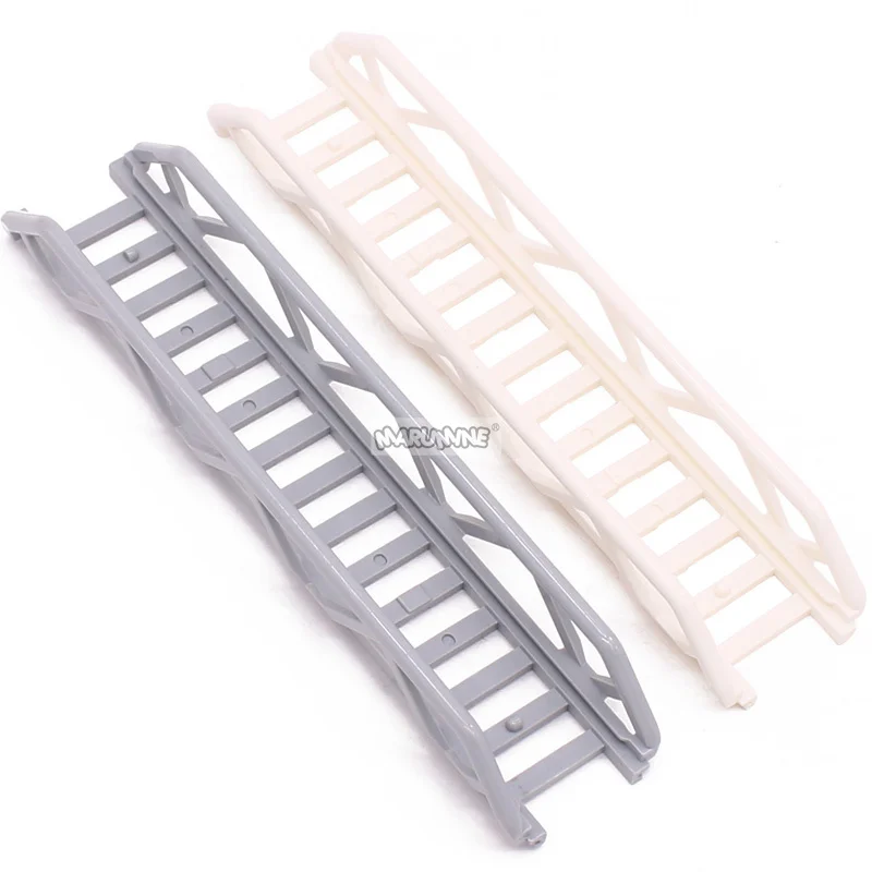 Marumine 20PCS MOC 빌딩 블록 소방차 텔레스코픽 사다리 트랙 모델 벽돌 DIY 11299 조립 어린이 장난감 액세서리