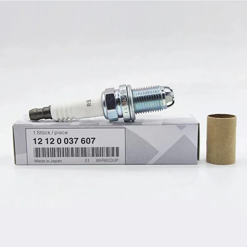 BMW용 12120037607 BKR6EQUP 백금 점화 플러그, BMW E46 E39 E83 E36 E63 E53 M54 M62 Z3 320 528 E38 E65 E34 BKR6EQUP, 4 개, 6 개
