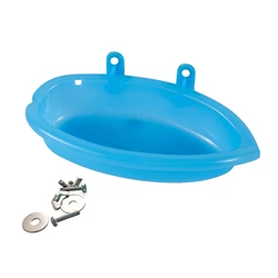 Pet Bird Bath with Mirror - Parrot Bathtub & Shower Box Bird Cage Accessory (Without mirror)