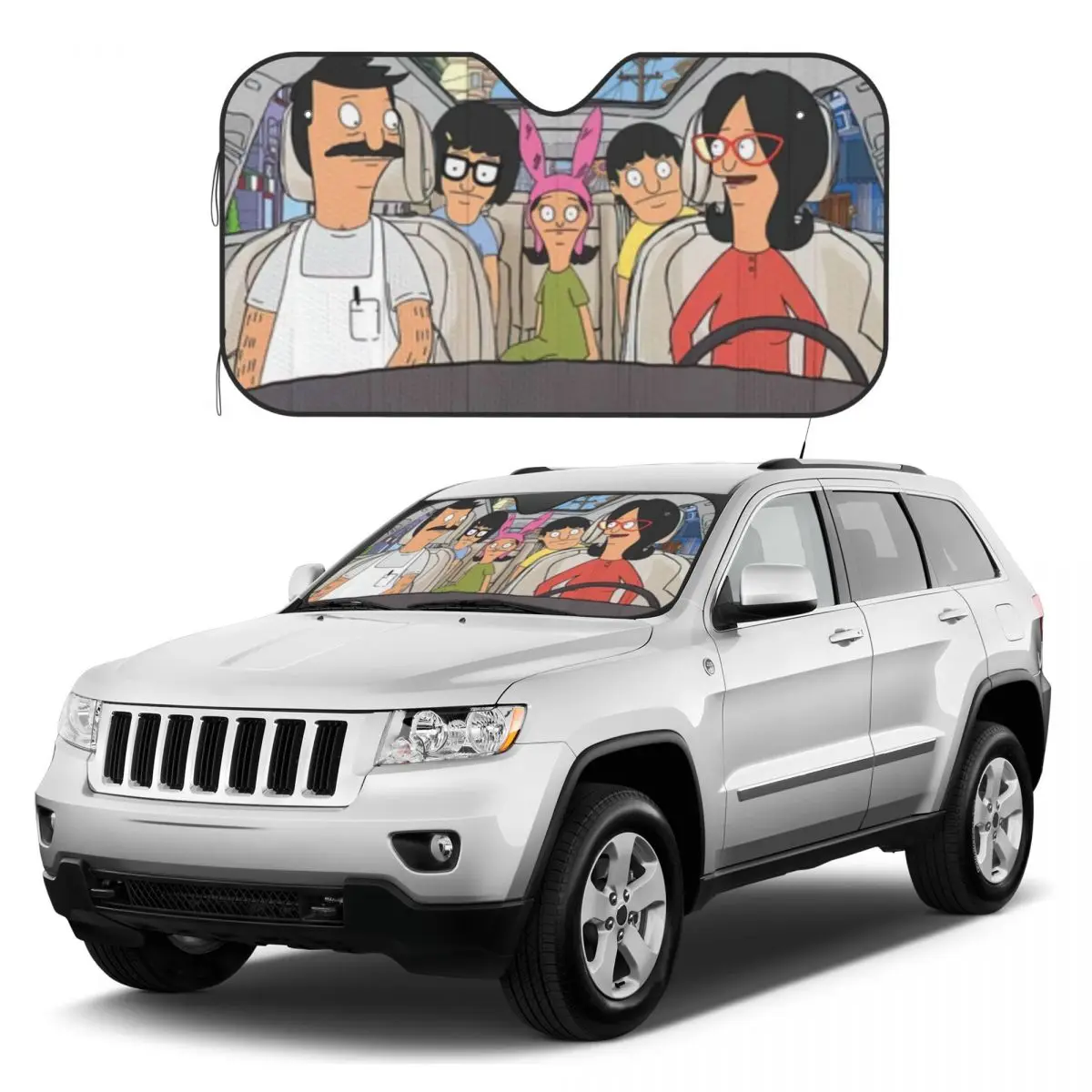 

Cartoon Funny Sunshades Reflector Anti Uv Custom Funny Car Sunshade Sun Shade