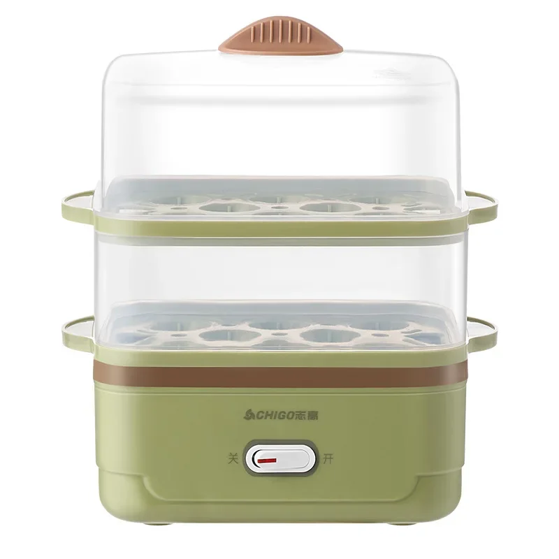 220V Egg Cooker Egg Boiler Food Steaming Cooker Multifunctional Automatic Household Breakfast Machine