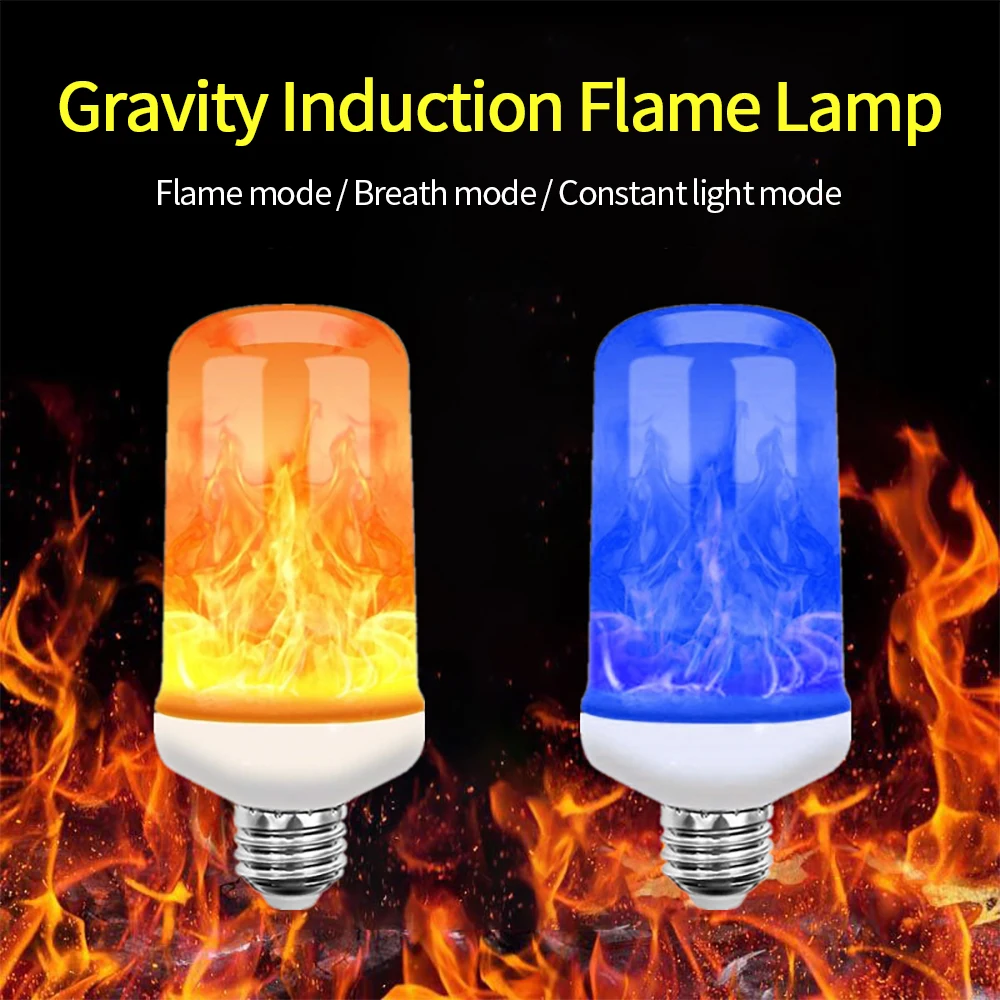 2023-New-LED-Dynamic-Flame-Effect-Fire-Light-Bulb-E27-E26-LED-Corn-Bulb ...