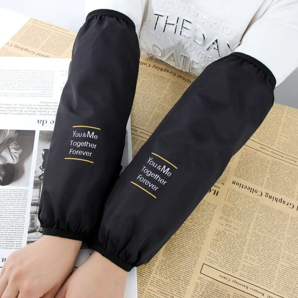 37*18cm PVC Waterproof Oversleeves Housework Cleaning Anti-Dirty Arm Sleeves Sleeve Cuff Protection Kitchen Cleaning Accessories waterproof oversleeves