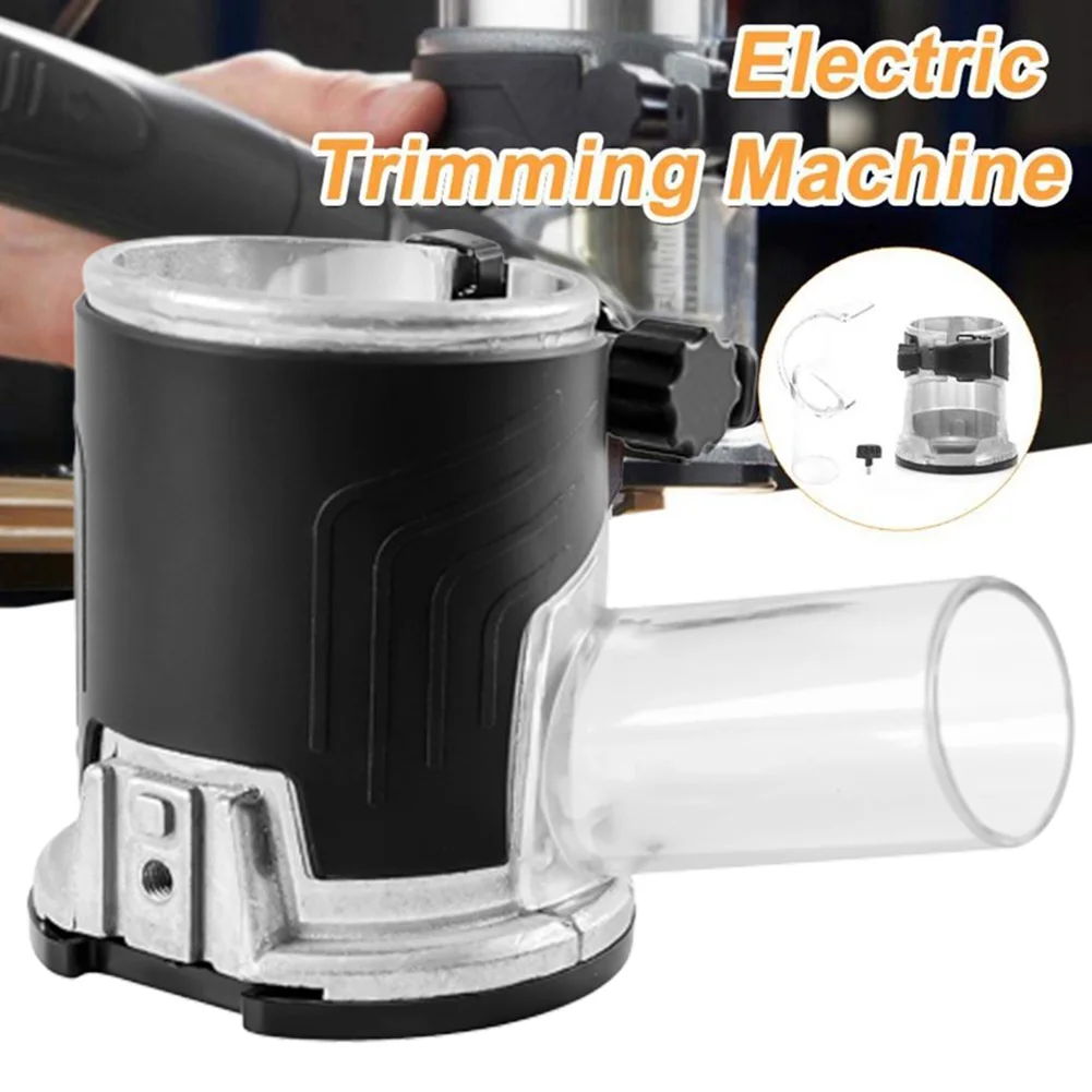 

65mm Fixed Trimming Router Base Dust Cover Wood Milling Cutter Base Trimming Machine Wooden Milling Stand For Tupia Makita