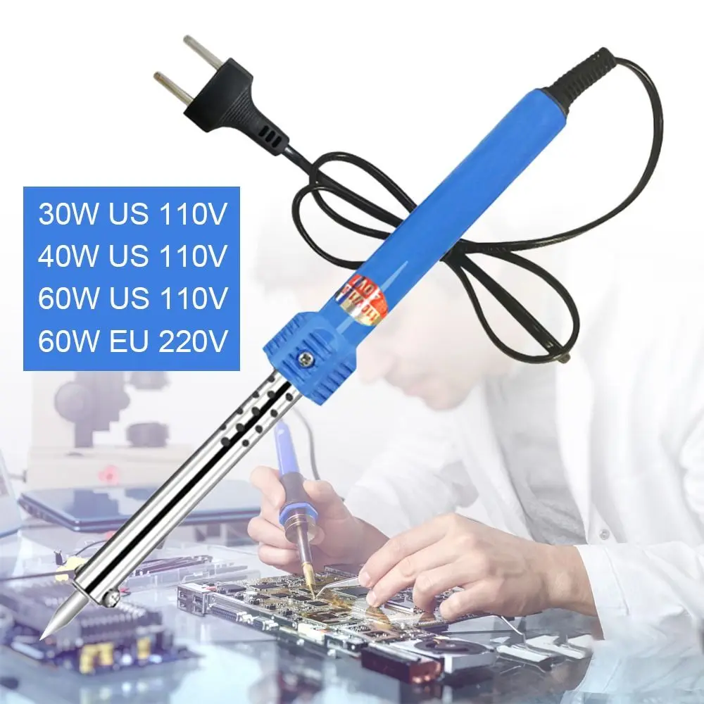 

Repair Tools Adjustable Temperature 30W/40W/60W Solder Iron Handle Heat Pencil Electric Soldering Iron Rework Station