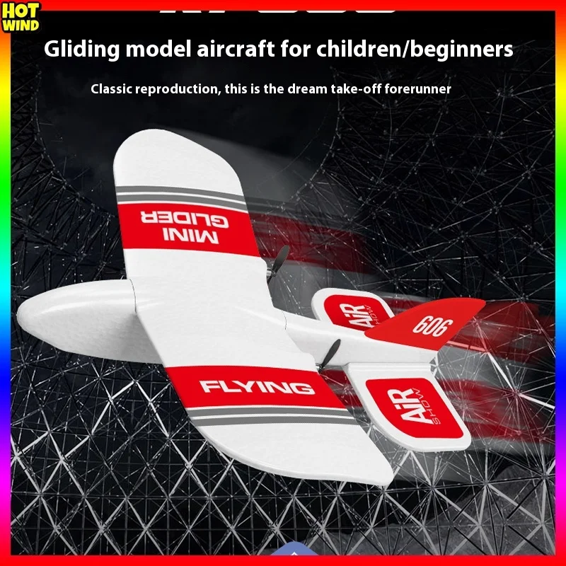 Kf606 Mini Indoor Hand Cast Aircraft Giroscopio Foam Aliante Epp Durevole Aliante Ad Ala Fissa Rc Aereo Giocattolo Regalo