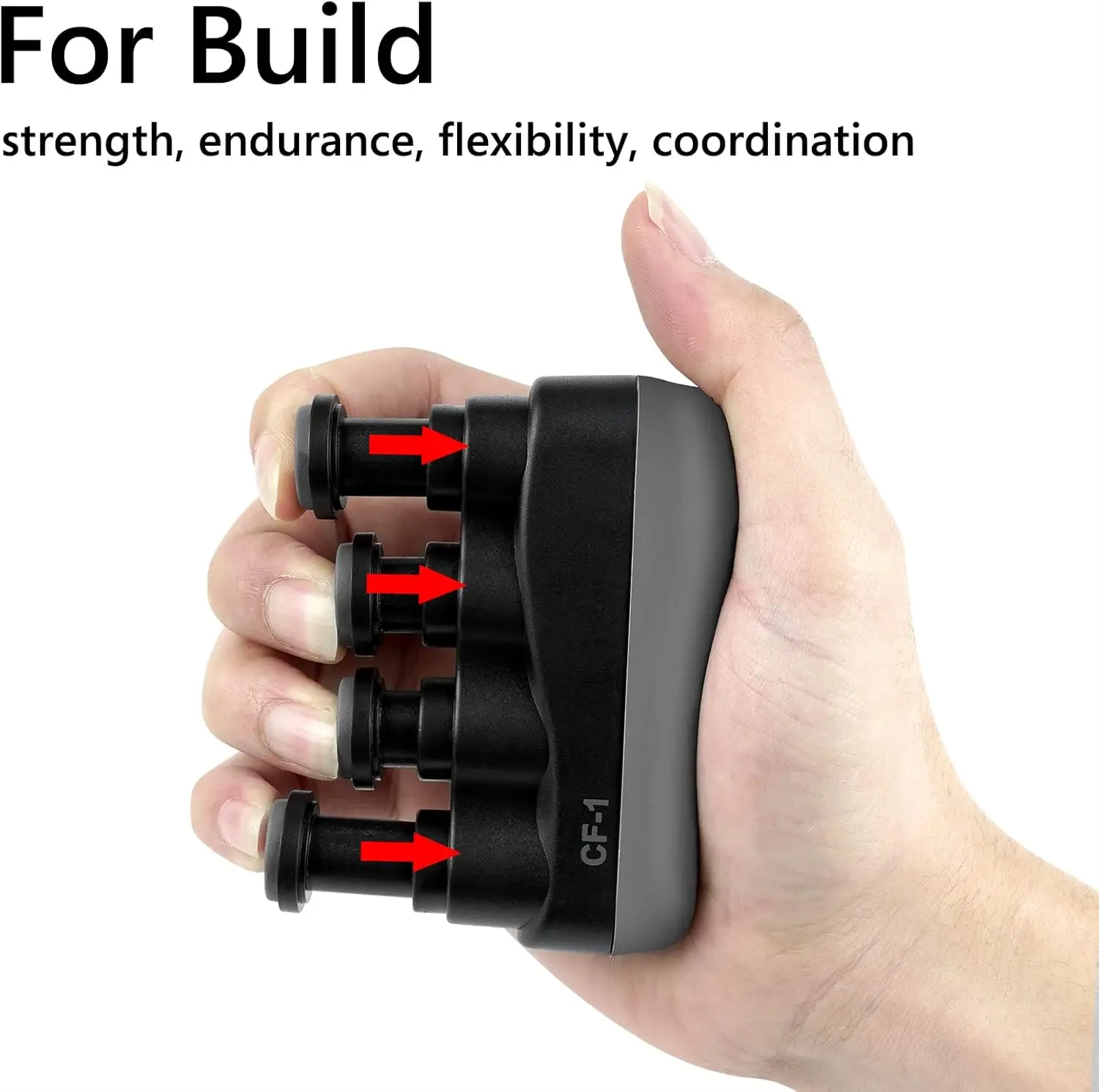 Finger Strength Trainer Finger Trainer Hand Grip Trainers Hand Grip Exerciser Hand Exerciser Finger Strengthener Guitar Players Finger Resistance Training Guitar Bass Speed Training