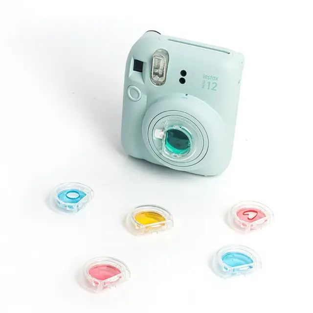 Set Di 6 Filtri Lente Per Fujifilm Instax Mini 12 - Filtri Colorati E Close-Up Per Foto Creative - Foto 9