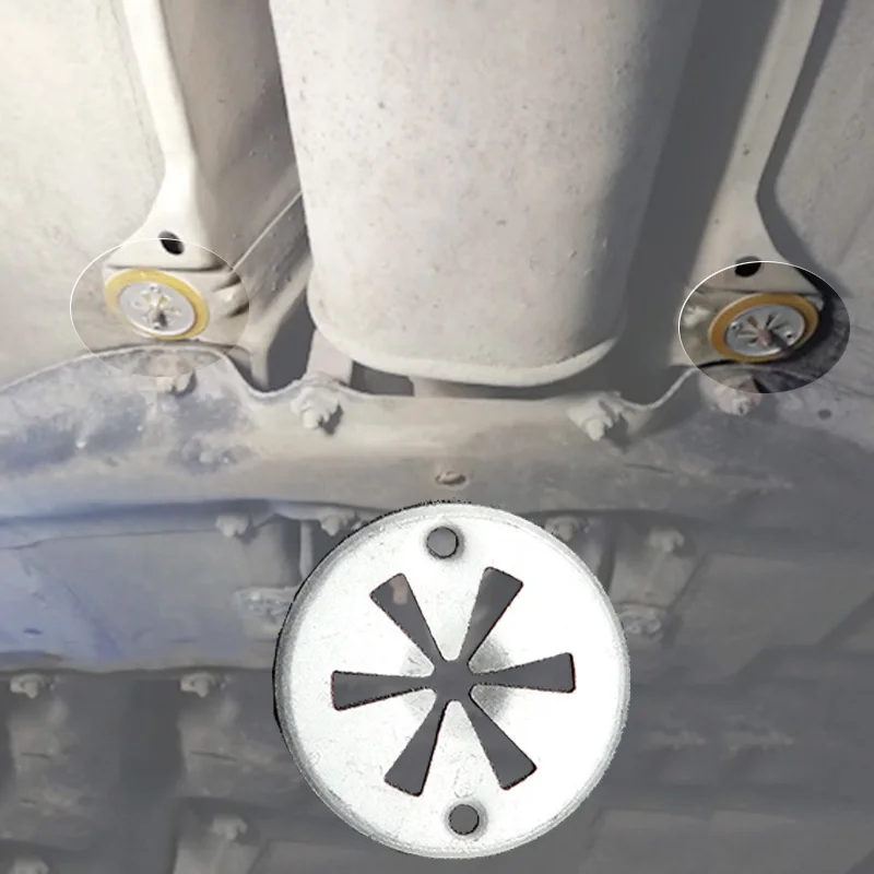 Car Locking Star Washer Fastener Holder Clamping Grommet Rivetti Di Scarico Per Vw Golf Plus New Beetle Polo 9N 6R Transporter T4 T5