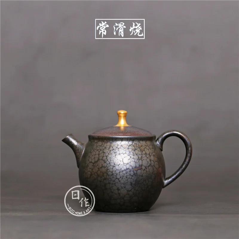 

Japan Imported Changsha Tea Kettle Zhaolong as Jinding Clay Rear Hand Urgent Need Teapot