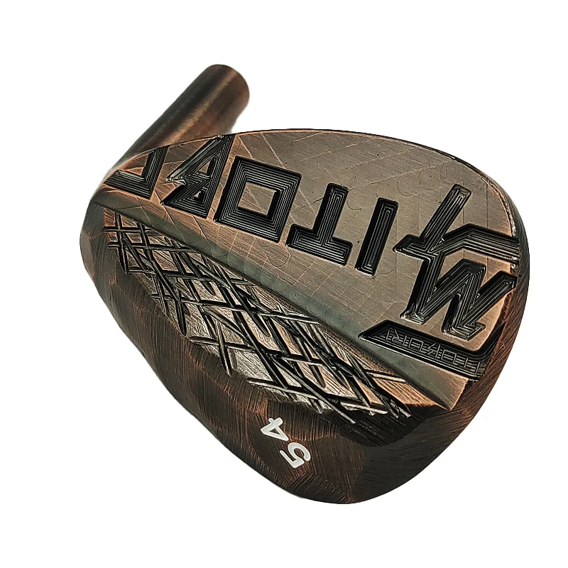 

Golf Wedge HeadCopper Black Carbon steel S20C Golf club. Carbon steel full CNC