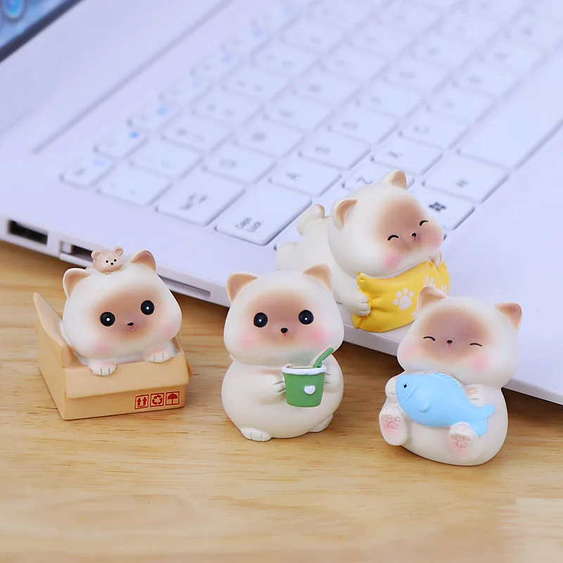 

Cute Mini Cat Decoration Office Desktop Decoration Network Red Car Car Interior Center Console Decoration Office Decoration