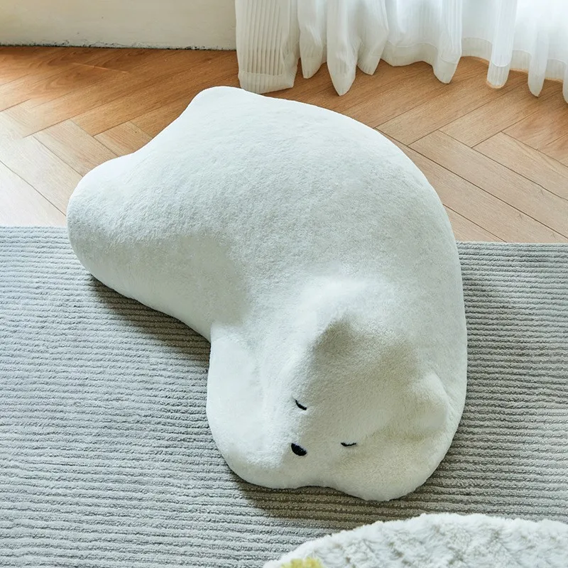 Celebrity Sound Sleeping Bear Single Lounge Sofa Polar Bear Lazy Sofa Kids Animal Seat Designer Padded Stylish Furniture