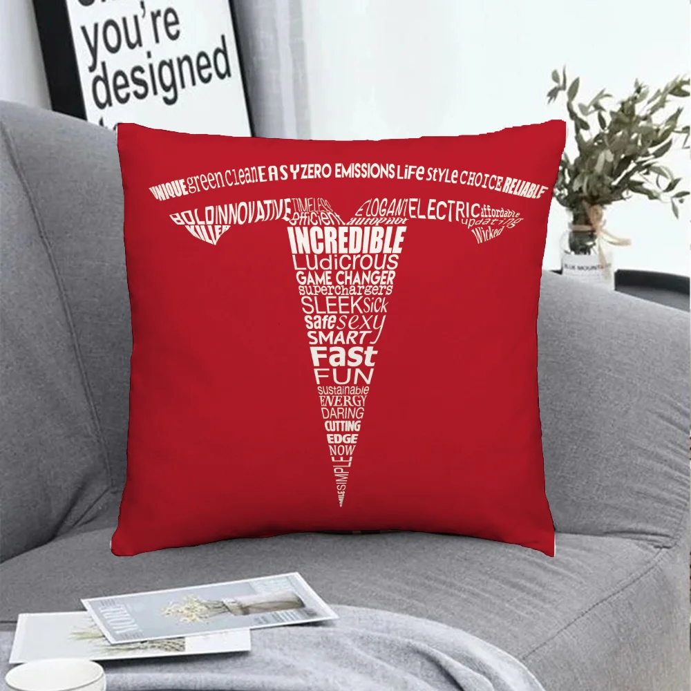 

T-Tesla Decorative Cushions for Sofa Duplex Printing Cushion Cover 45x45 Fall Decor Pillowcases 40x40 Pillowcase 45*45 Pillow