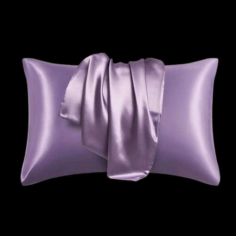 Silky Satin Hair Beauty Pillowcase Set - Luxurious & Comfortable Home Decor (2-Pack)