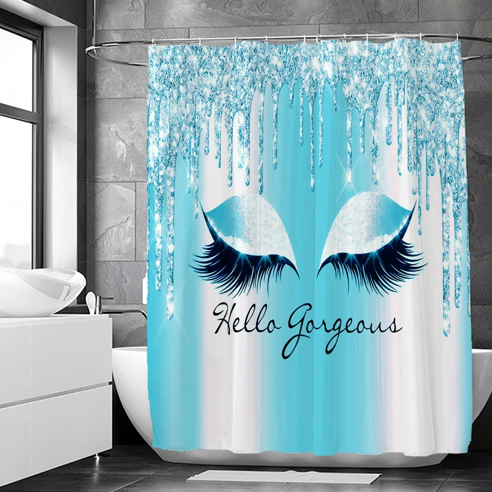 Hello Gorgeous Bathroom Set: The Rose Gold Eyelash Shower Curtain That  Transformed My Bathroom, image size:1000x1000