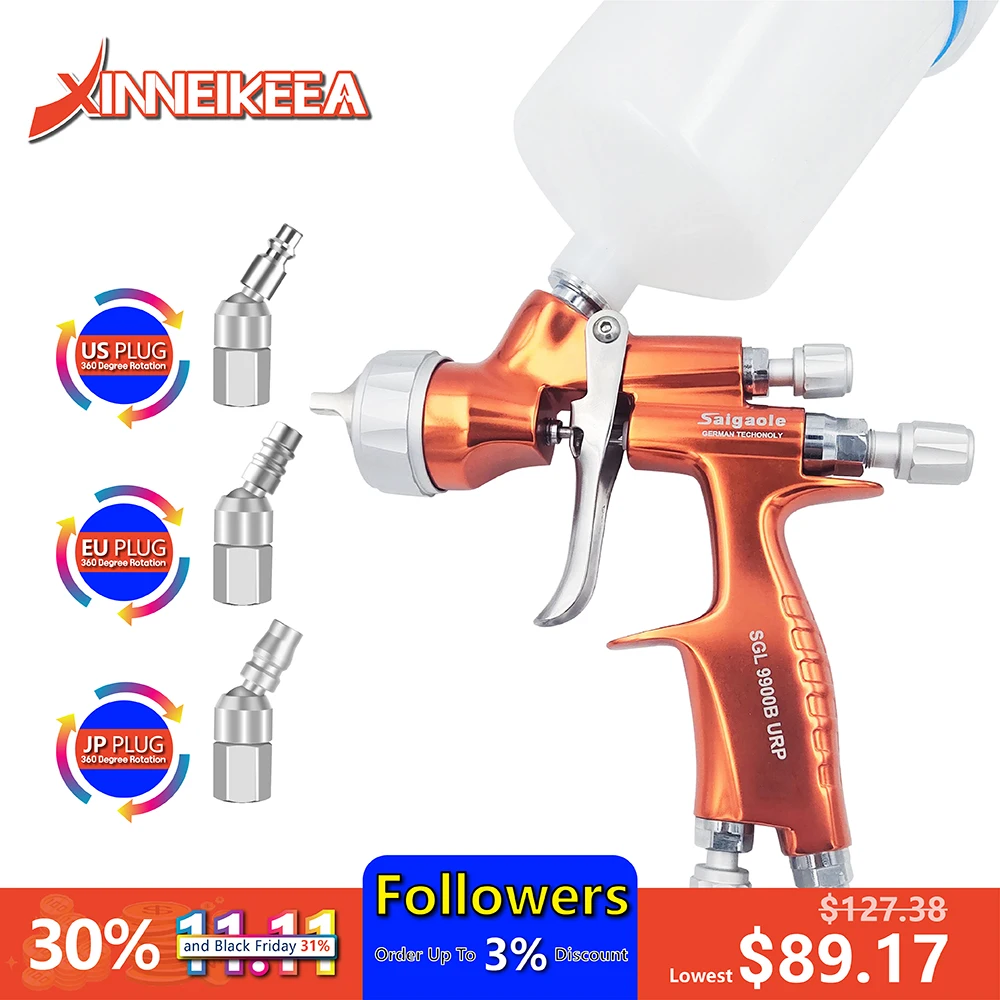 Saigaole9900BAutomotiveFinishPaintSprayGunHVLPHighAtomization